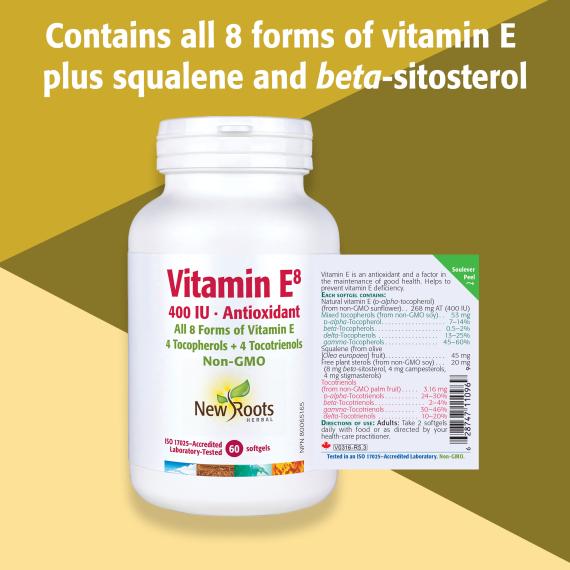 Vitamin E⁸ · 400 IU